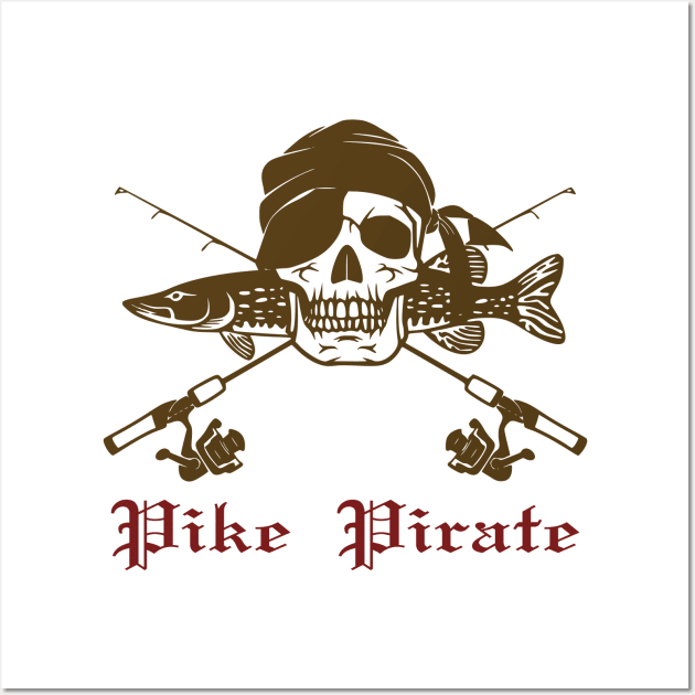 Pike Pirate Wall Art by Fisherbum